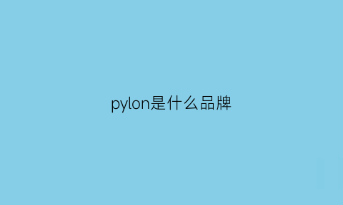 pylon是什么品牌(penyphablon什么牌子)