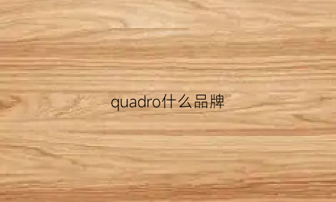 quadro什么品牌(quadro排名)