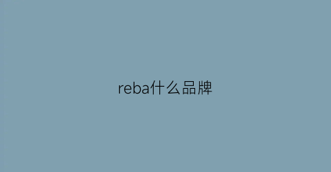 reba什么品牌(relab是什么品牌)