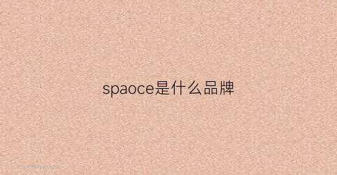 spaoce是什么品牌(sparco是什么牌子)