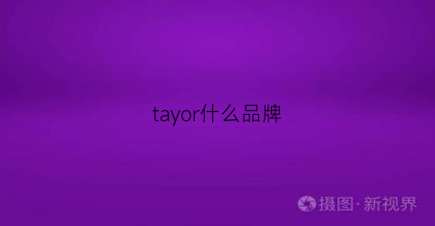 tayor什么品牌(taftoys品牌好吗)