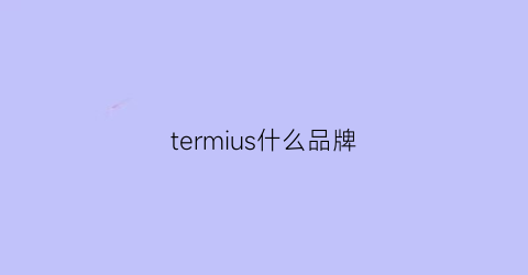 termius什么品牌(tecsun什么品牌)