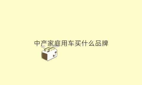 中产家庭用车买什么品牌(家用车中型车性价比排行)