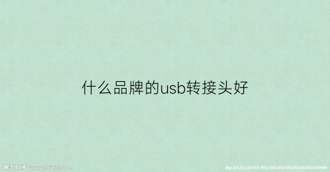 什么品牌的usb转接头好(什么品牌的usb转接头好用)