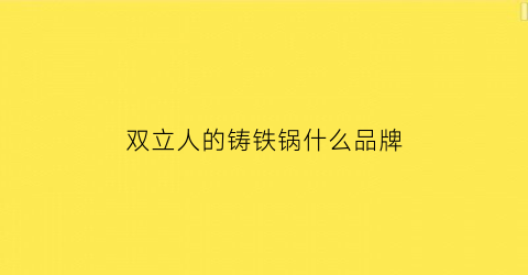 双立人的铸铁锅什么品牌(双立人铸铁煎锅)