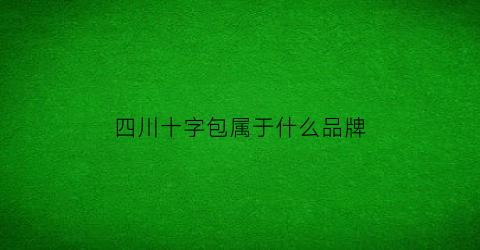 四川十字包属于什么品牌(十字型牌子的包)