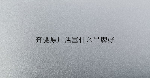 奔驰原厂活塞什么品牌好(奔驰原厂活塞什么品牌好用)