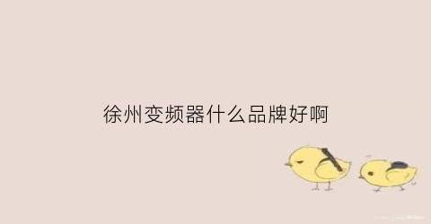 徐州变频器什么品牌好啊(徐州变压器厂家一览表)