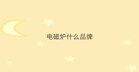电磁炉什么品牌(电磁炉什么品牌最好排名前十名)
