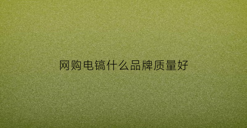 网购电镐什么品牌质量好(什么品牌的电镐好用)
