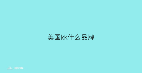美国kk什么品牌(美国kkr集团旗下品牌)