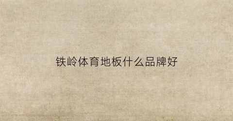 铁岭体育地板什么品牌好(铁岭新区体育用品商店)