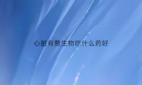 心脏有赘生物吃什么药好(心脏赘生物能药物治疗)