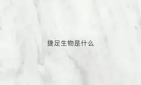 捷足生物是什么(捷足鞋业有限公司)