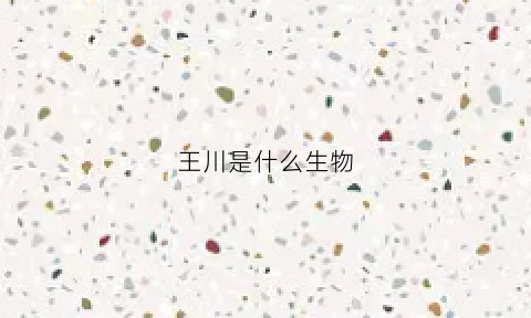 王川是什么生物(王川是什么意思)
