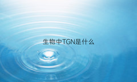 生物中TGN是什么