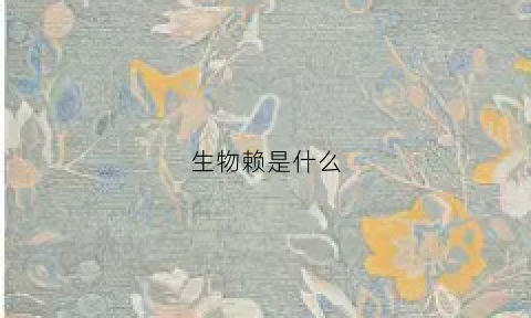 生物赖是什么(生物aabb×aabb)