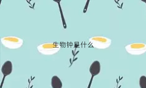 生物钟是什么(身体的生物钟是什么)