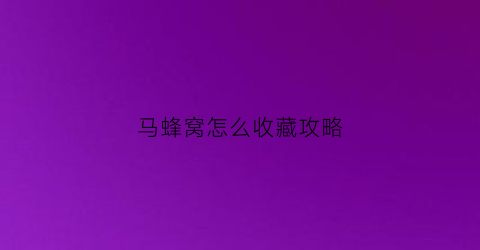 马蜂窝怎么收藏攻略