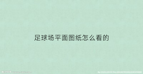 足球场平面图纸怎么看的(足球场平面图以及线的名称)