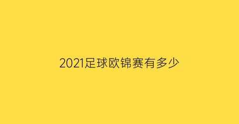 2021足球欧锦赛有多少(2021年欧锦赛球队)