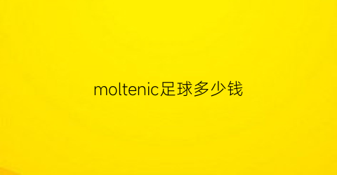 moltenic足球多少钱(足球多贵)